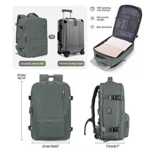 Large Carry On Hiking Backpack Waterproof Outdoor Sport Travel Backpack