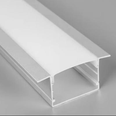Cabinets Recessed Aluminium LED Strip Profile For Ceiling / Pendent Light