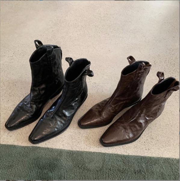 Women Boots Thin Pointed Short Boots Ankle Boots Casual Women Shoes