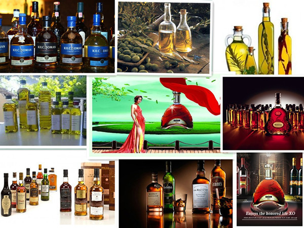 Industrial Beverage Custom Design Glass Bottle Glass Liquor Bottles for Vodka