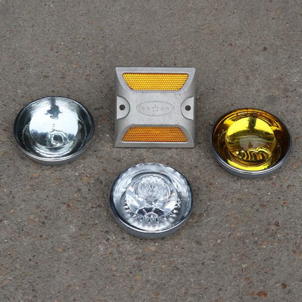 High Reflection Glass Road Reflector with Customized Size Tempered Glass Road Stud