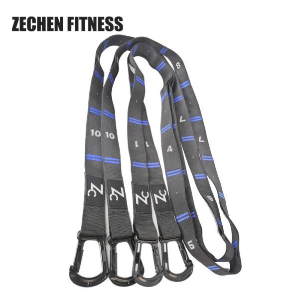 Home Fitness Wooden 28mm Crossfit Exercise Rings And Straps Workout With Carabiners