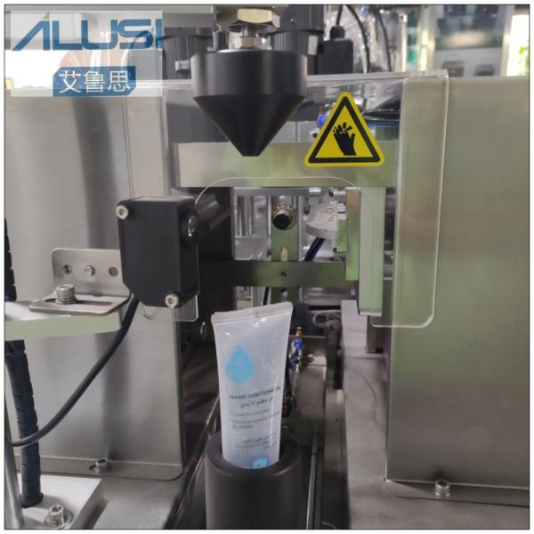 Заполнитель трубки зубной пасты сливк Semi автоматической ультразвуковой пластиковой машины запечатывания трубки косметический