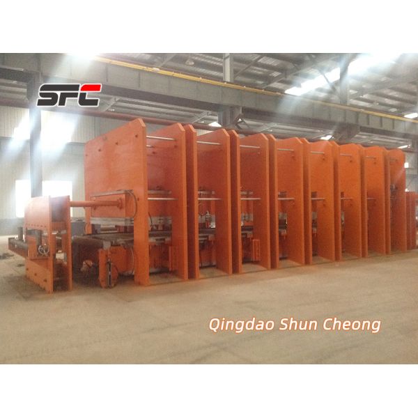 PLC Control Rubber Vulcanizing Press with Cooling System and Customizable Size for Conveyor Belt Vulcanizing Machine