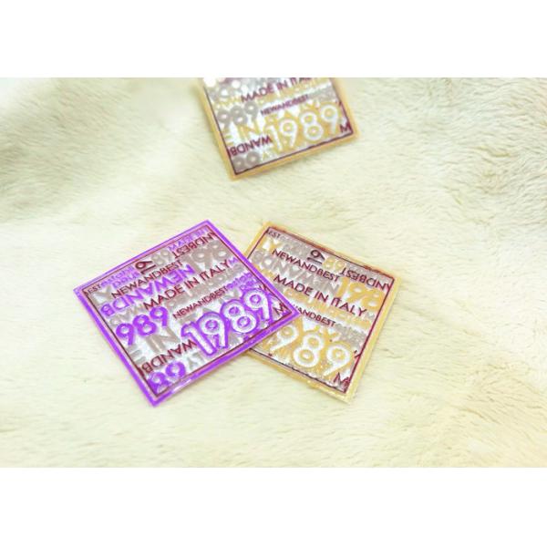 Заплаты логотипа дизайнов моды резиновые одежда Пвк обозначает силикон 100% с Шинны влияние