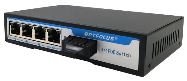 Simplex Mode PoE Network Switch Gigabit RJ45 Port 4 Port Poe 1310nm 20km Network Switch