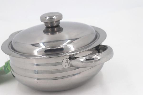 6pcs Sauce Pot Stainless Steel Cookware Sets Mirror Polish Inside And Outside