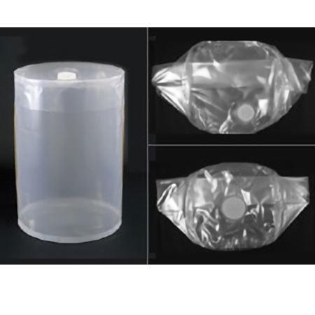 Spout chemical storage round bottom oil Liner Drum 200 Ltr Round Bottom Aluminum Foil Bag Drum Liner With Snap