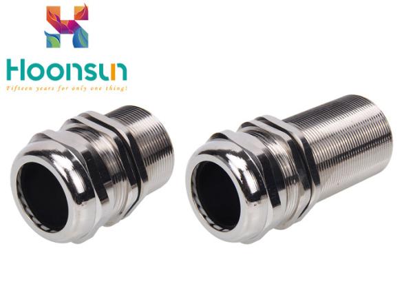 Waterproofing Nickel Plated Brass Cable Gland IP68 Protection M63 Length Joint
