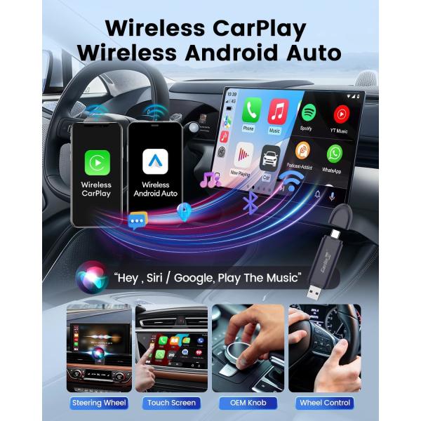 CPC200 Mini SE Pro Online Upgrade Stereos 2 In1 Wireless Adapter CarPlay  Android Auto Usb Carplay Carlinkit Ai Box