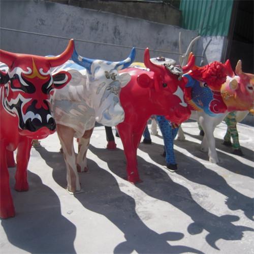 Metal Large Outdoor Cow Bull Statue Garden Animal Cattle Sculptures