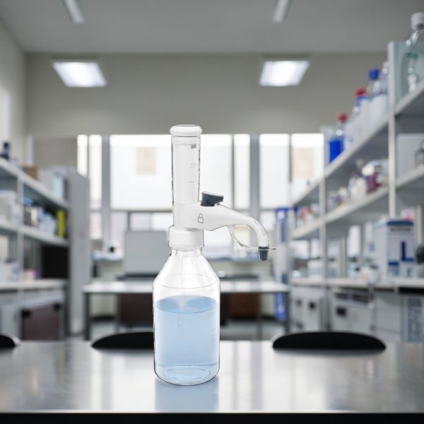 Chemical Resistant Laboratory Bottle Top Dispenser 1mL - 60mL Lab Liquid Dispenser