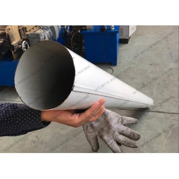 стальная труба 10kw профилируя Downspout прямоугольника машины 3000kg безшовный