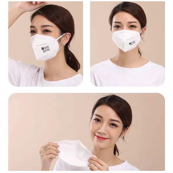 Anti Bacteria Viruses Kn95 Face Mask / Disposable Non Woven Face Mask