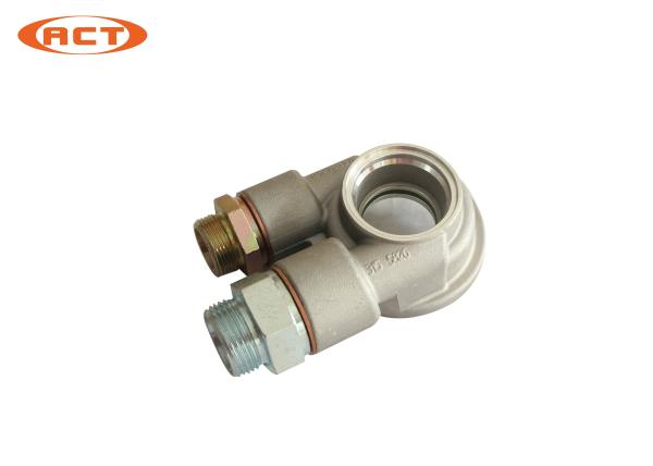 Vovol 210 Oil Filter Holder Seat Connecting seat For Excavator Filter Parts