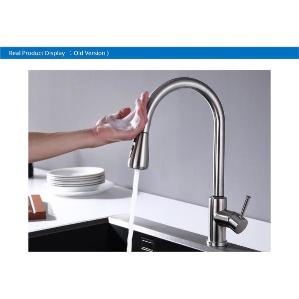 Краны кухни нержавеющей стали умной разбрызгивающей головки двойственной функции кран кухни IPX5 твердые