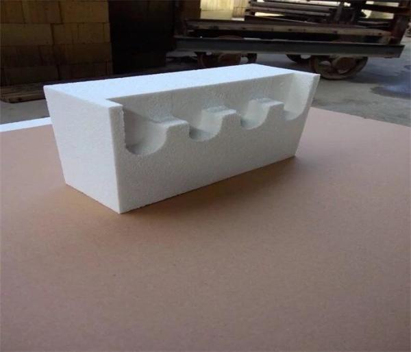 Tijolo refratário da alumina alta branca pura, tijolo da bolha da alumina para alto-fornos