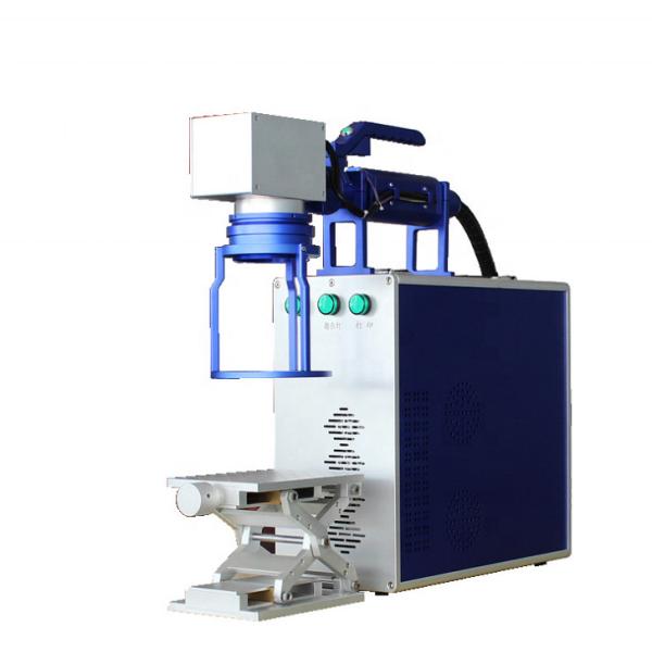 Портативная Handheld модельная маркировка/гравировка и печатная машина лазера волокна для бутылки нержавеющей стали/металла