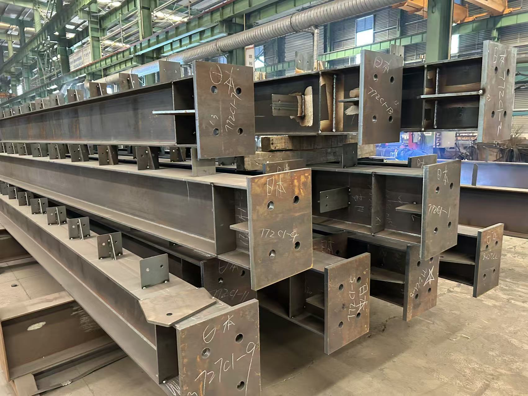 JIS Standard Q355 Structural Steel Portal Frame Buildings with Bolt Connection for Steel Warehouses