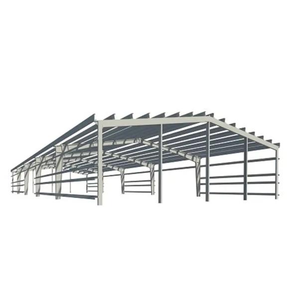 Q355B Prefabricated Light Steel Frame House Grid Steel Structure Shed Workshop