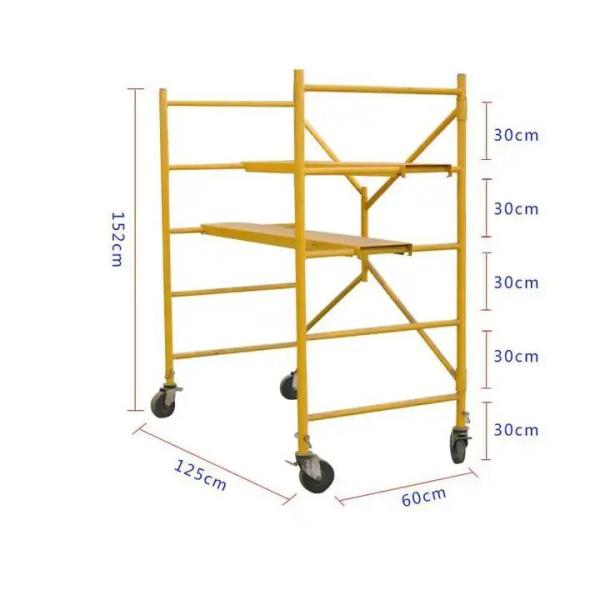 Adjustable Height Multi Function Mobile Scaffolding for Different Construction Scenarios