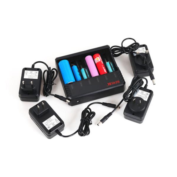 Multi Type Plug 3.7 V Li Ion Battery Charger 1 Cell To 6 Cells Universal Input Voltage