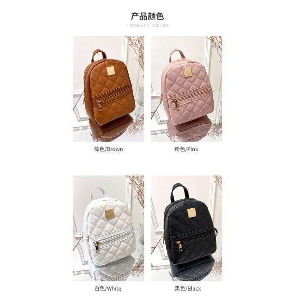 2022 Fashion Trend Nylon Lining Small Backpack Shoulder Messenger for Female