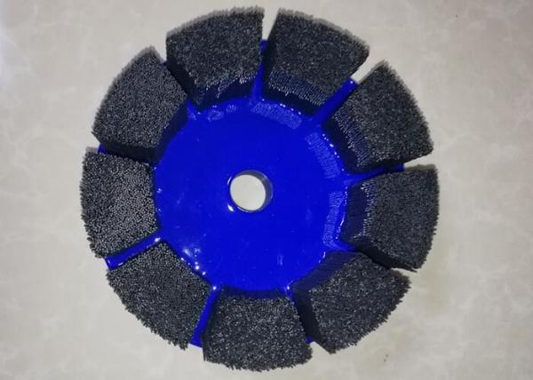 Abrasive Disc Segment CNC Deburring Brushes For Limestone Slate Surface Finish