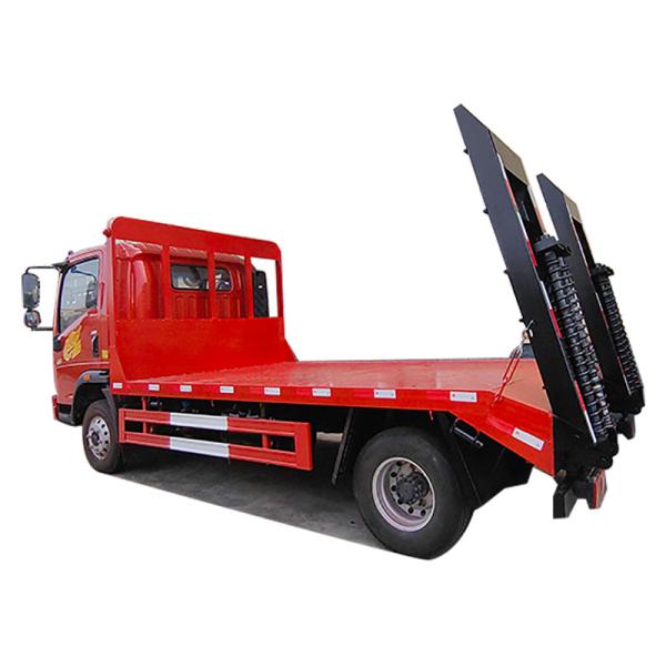 Cheap 4X2 Cargo Transport Flatbed Excavator Wrecker Towing Truck Flat Bed Truck Sale