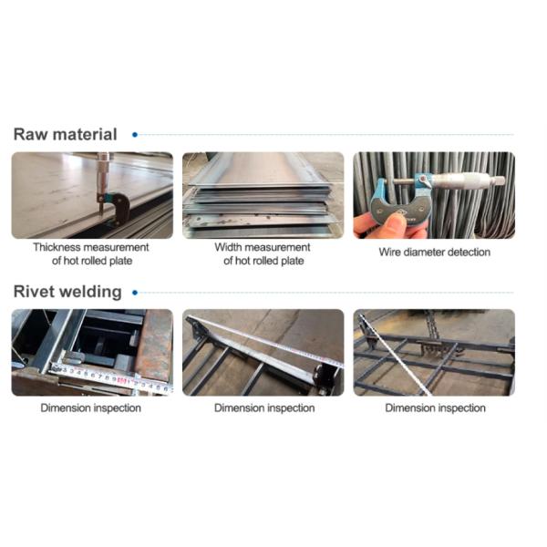 Heavy Duty Galvanized Steel Mesh Decking Customized For Pallet Racking System