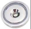 E25 Shallow Pot Magnets Pk/5 25mm OD. Complete with Hook