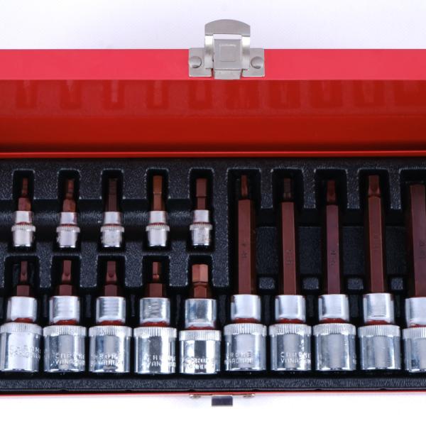 Precision Machining  S2 18pcs Steel Box Bits Set For Hand Electric Tools