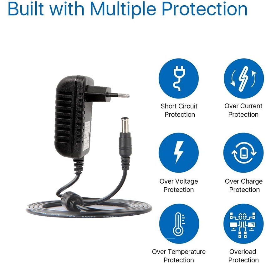Электропитание DC переходника силы трансформатора 12v 6a класса 2