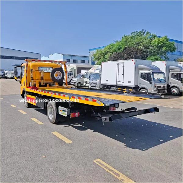 CNHTC  4-7 Tons Rescue Recovery Tow Truck   Blockroad Broken Car   Roll Back