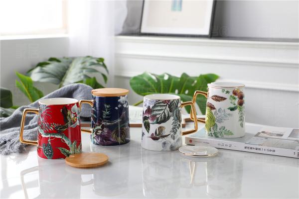 6.8oz  200ml Eco Friendly Bone China Tea Cups Low Water Absorption