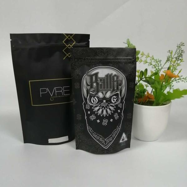 Weed Bags Stand Up Pouch Jungle Boys One Pound Clear Front For Tobacco Leaf Powder
