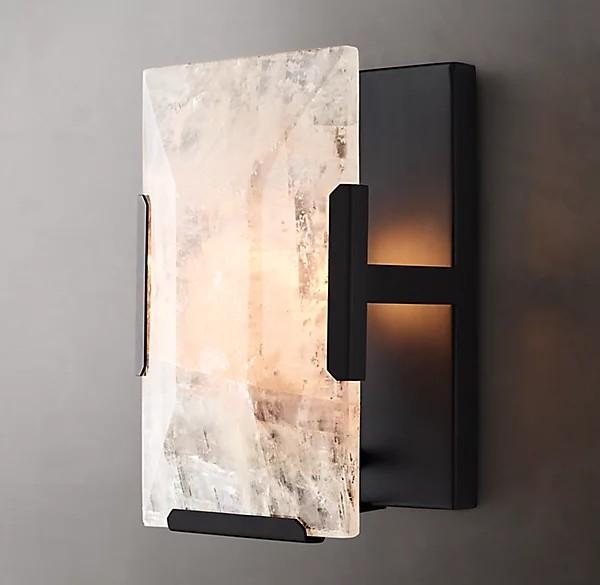 Lâmpadas de parede decorativas de interiores modernas de latão 85-265 volts