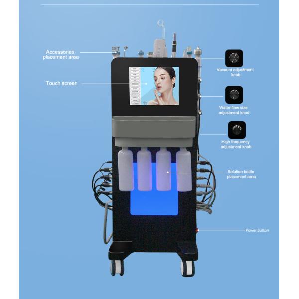 Professional Spa 14in1 Korean Hydra Dermabrasion Facial Machine Hydro H2o2 Bubble Microdermabrasion Facial Machine