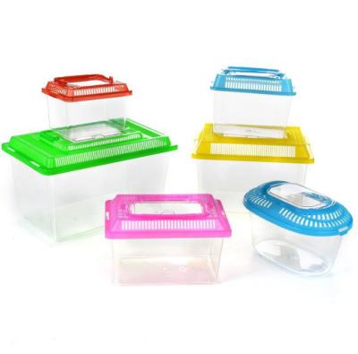 Résistance aux chocs forte de petit aquarium en plastique de 95 transparents
