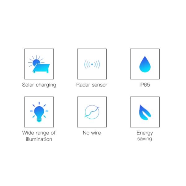 Integrated 40W Outdoor LED Solar Street Light Casting Heatsink + GLASS Material
