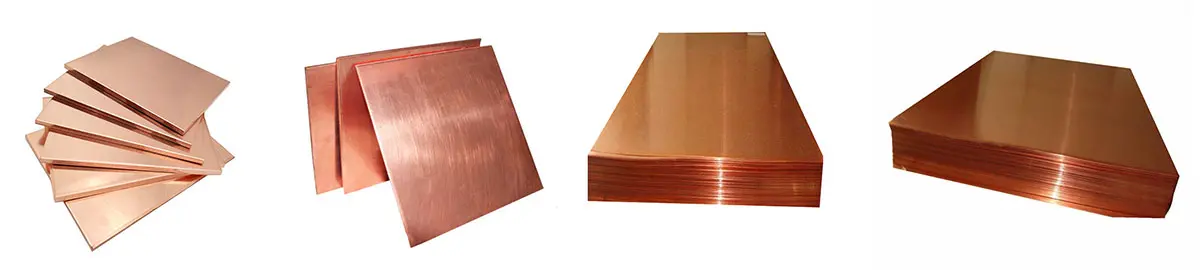 Диапазон диапазона ленты медного листа DIN JIS 0,2 мм - 80 мм 6 мм медная пластина