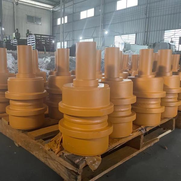 Мини экскаватор PC55 Carrier Roller Top Carrier Roller Upper Roller For Komatsu Crawler Excavator Части подъезда экскаватора