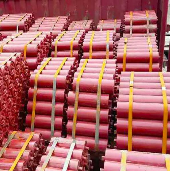 Belt System Rubber Disc 120mm Conveyor Return Roller Cema Carrier Roller
