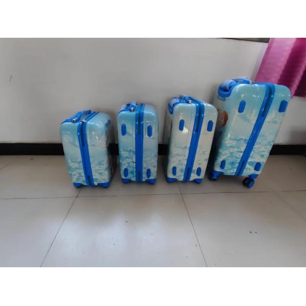 Equipaje de dibujos animados para niños a prueba de agua con ruedas