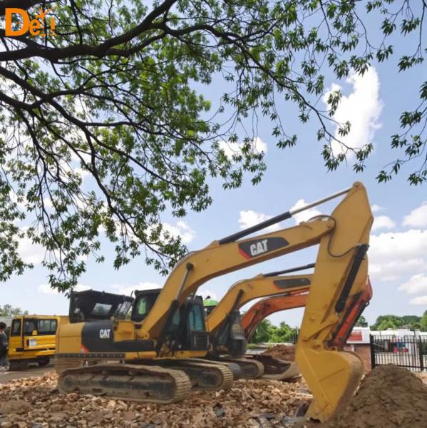 Old Caterpillar 326 Excavator Second Hand Hydraulic Crawler Digger For Farming