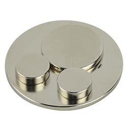 Durable Custom SmCo5 Magnet Disc Block Silver Corrosion Resistance