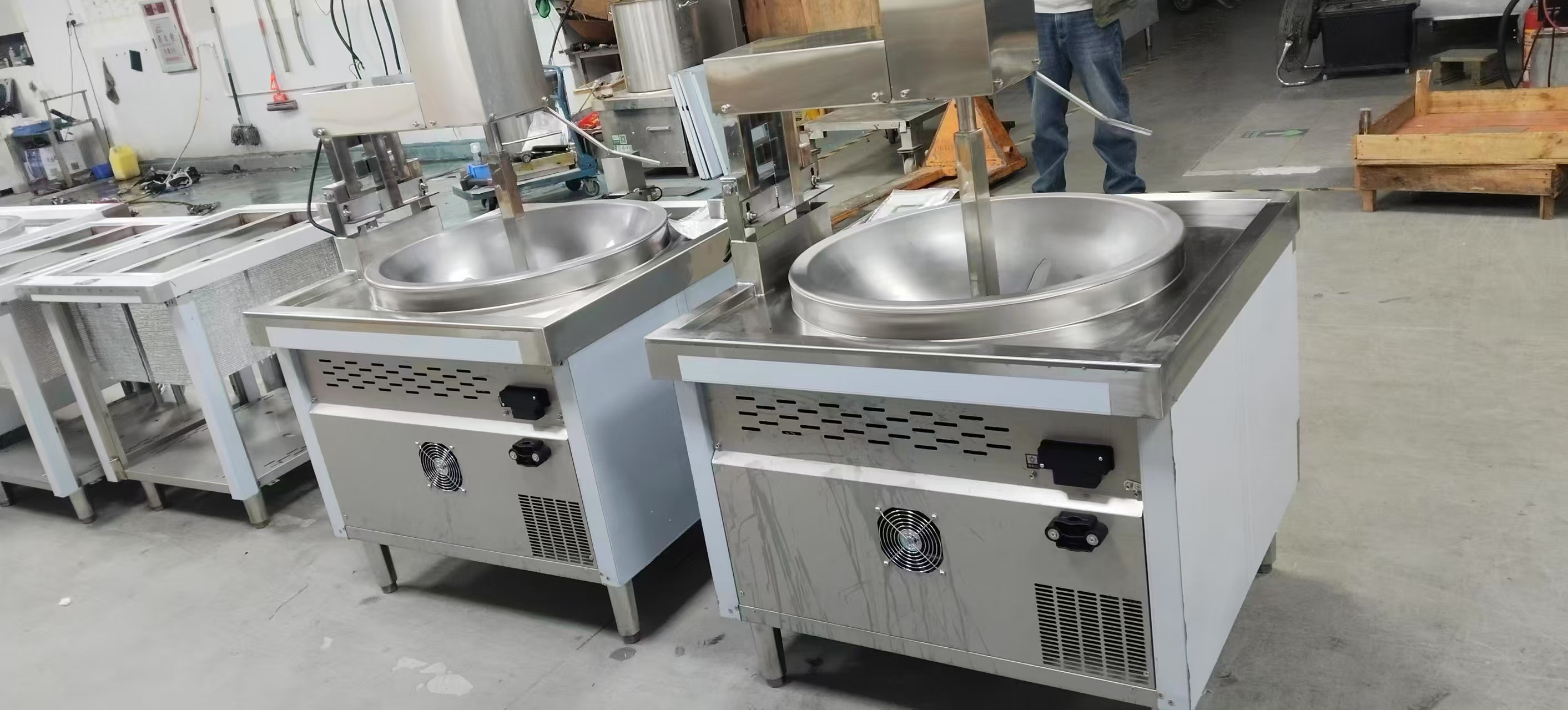 Digital controlled Industrial stoves for food processing plants temperature range 50°C to 300°C ensuring precise heat management