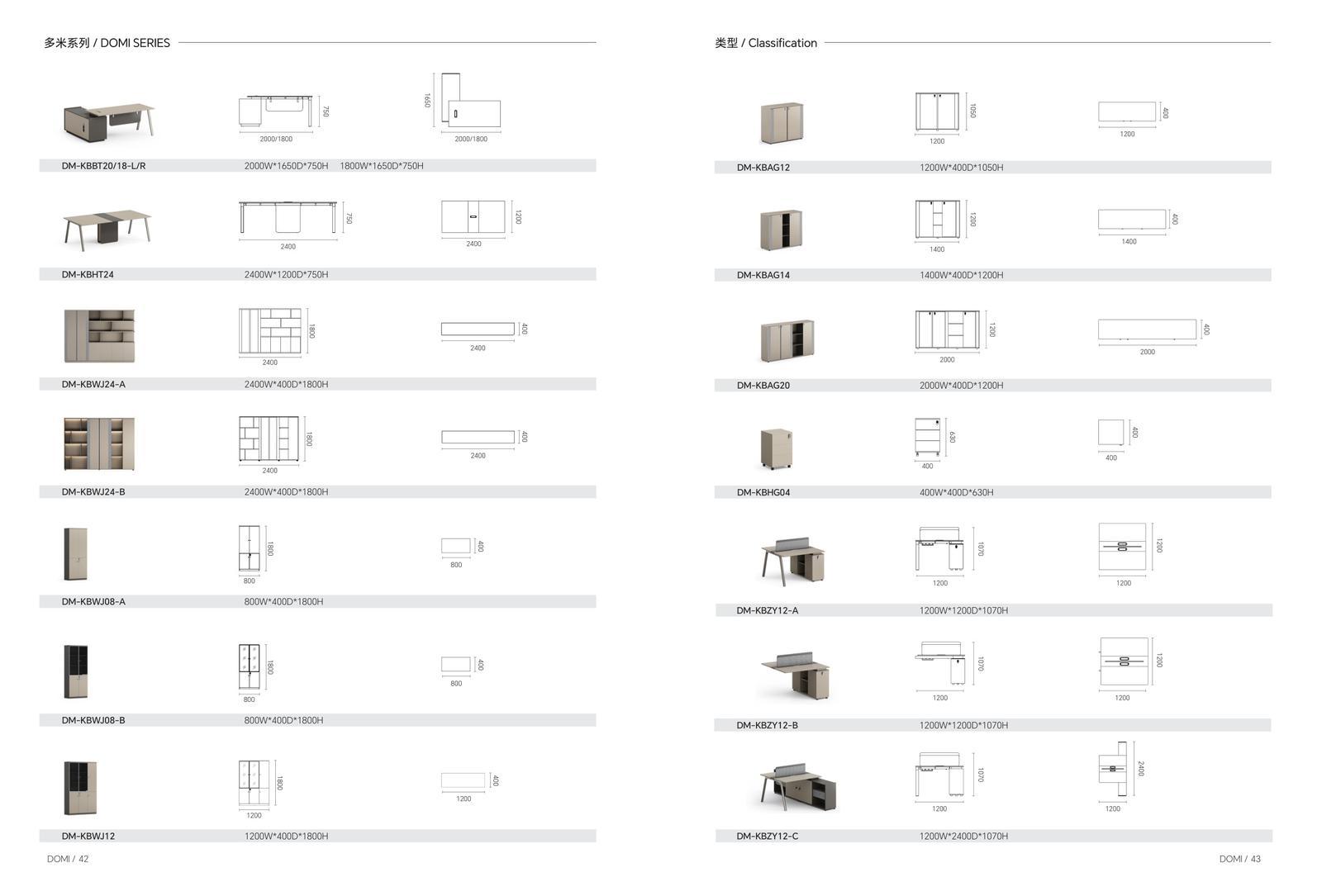 DOMI File Cabinet DM-KBWJ12-File Cabinets