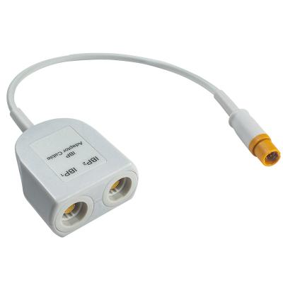Cabos duplo compatível do transdutor da pressão sanguínea da extensão do pino do cabo 7 do adaptador de Siemens Drager IBP 7 ao pino IBP