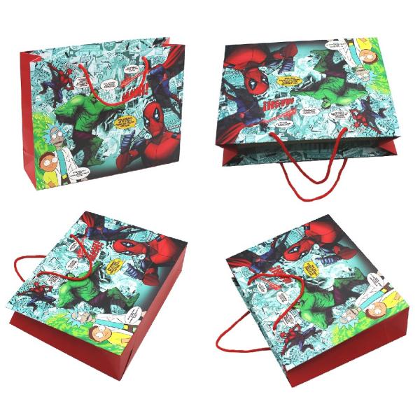 Disposable Carrier Retail Shop Bags Drawstring Sealing / Handle Custom Size